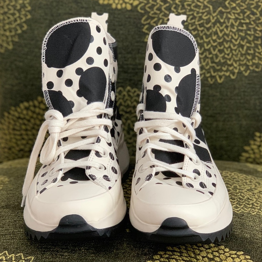 New converse Run Hike Polka dot.